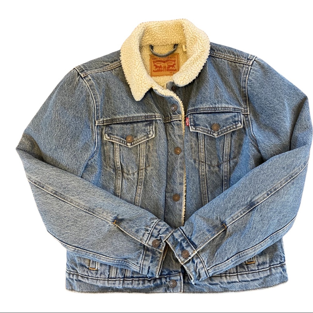 Levi Shepra Trucker Jacket. Sz: M/L
